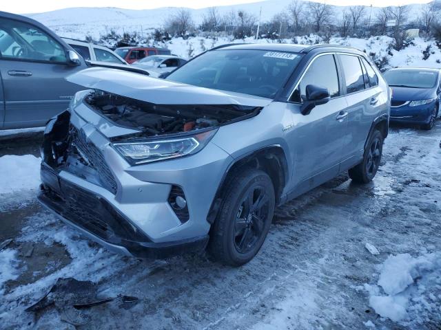 4T3E6RFV9MU047623 - 2021 TOYOTA RAV4 XSE SILVER photo 1