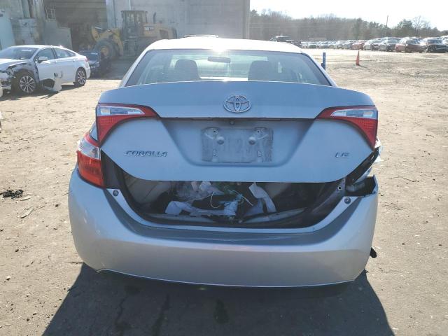 2T1BURHE6FC366111 - 2015 TOYOTA COROLLA L SILVER photo 6