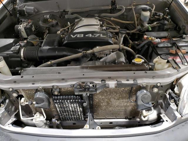 5TBBT44141S132177 - 2001 TOYOTA TUNDRA ACCESS CAB ვერცხლისფერი ფოტო 11