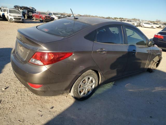 KMHCT4AE9DU287077 - 2013 HYUNDAI ACCENT GLS BROWN photo 3