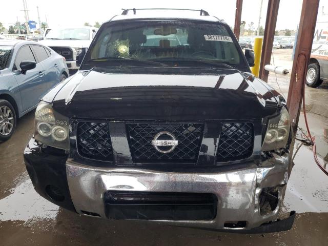 5N1AA08A55N729440 - 2005 NISSAN ARMADA SE BLACK photo 5