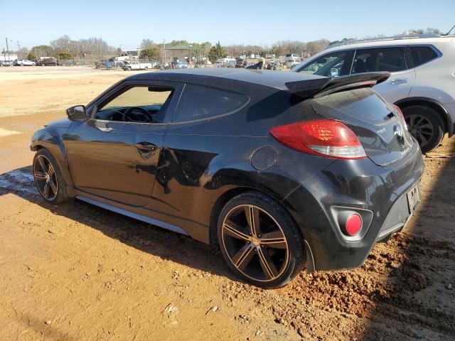 KMHTC6AE6EU188617 - 2014 HYUNDAI VELOSTER TURBO BLACK photo 2