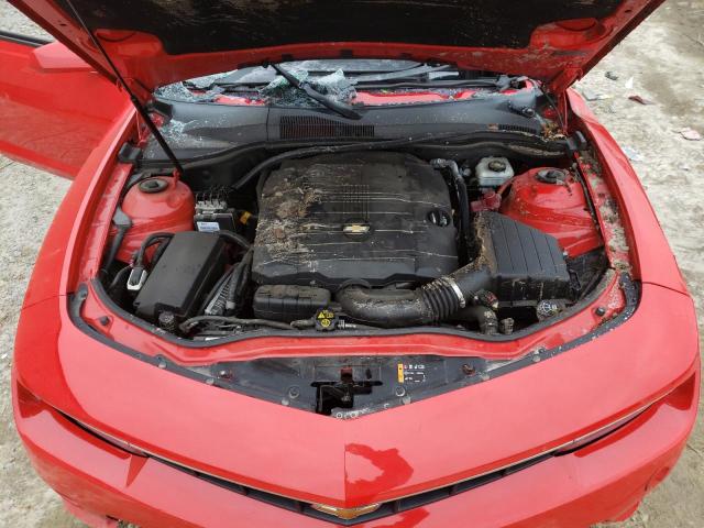 2G1FC1E32E9214472 - 2014 CHEVROLET CAMARO LT RED photo 11