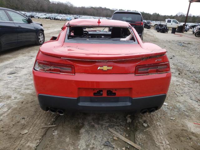 2G1FC1E32E9214472 - 2014 CHEVROLET CAMARO LT RED photo 6