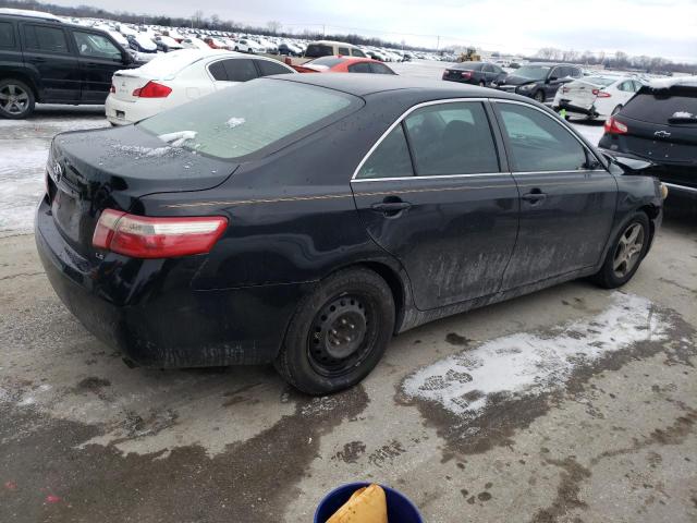 4T1BE46K27U615660 - 2007 TOYOTA CAMRY CE BLACK photo 3