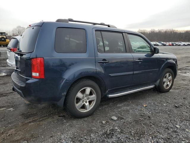 5FNYF48599B018780 - 2009 HONDA PILOT EXL BLUE photo 3