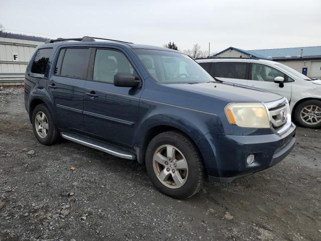 5FNYF48599B018780 - 2009 HONDA PILOT EXL BLUE photo 4