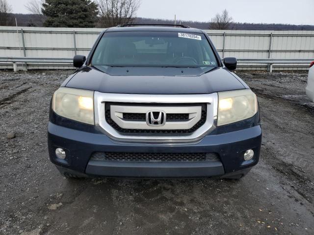 5FNYF48599B018780 - 2009 HONDA PILOT EXL BLUE photo 5