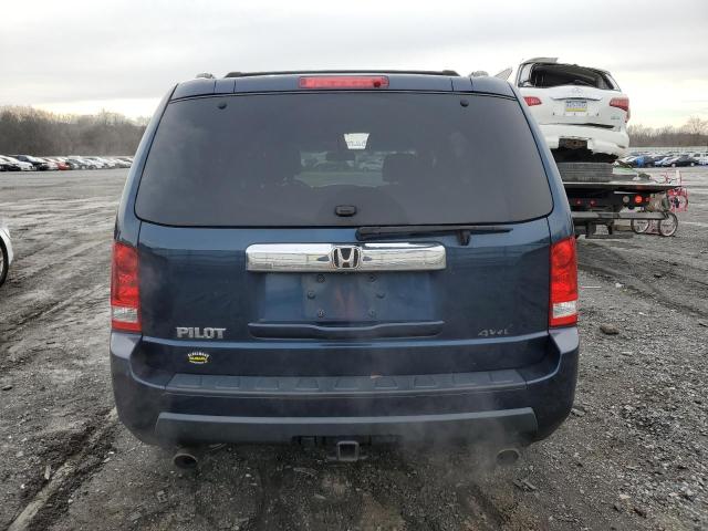 5FNYF48599B018780 - 2009 HONDA PILOT EXL BLUE photo 6