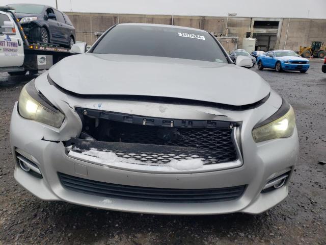 JN1AV7AP4EM690445 - 2014 INFINITI Q50 HYBRID PREMIUM SILVER photo 5