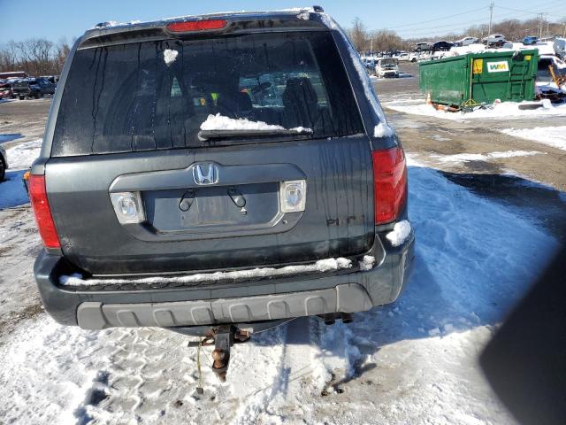 2HKYF18643H563141 - 2003 HONDA PILOT EXL GREEN photo 6