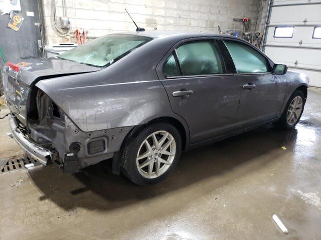 3FAHP0CGXCR397041 - 2012 FORD FUSION SEL GRAY photo 3