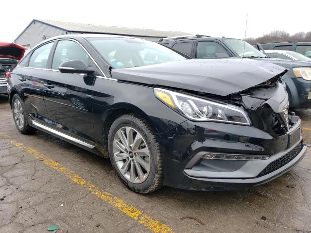 5NPE34AF4GH391741 - 2016 HYUNDAI SONATA SPORT BLACK photo 4