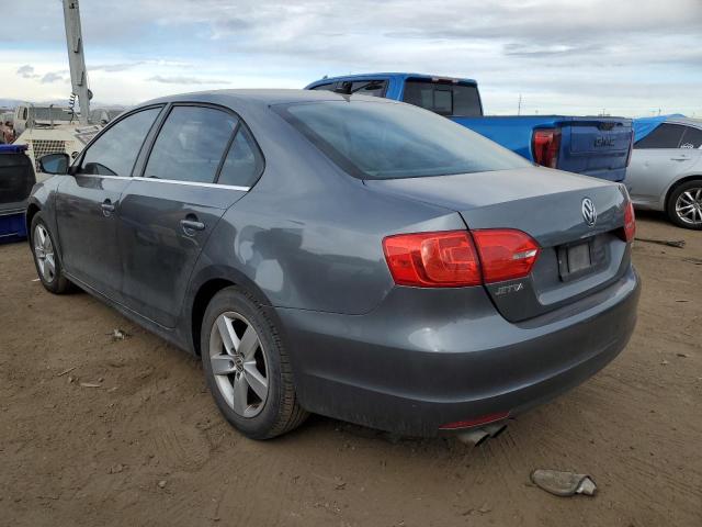 3VW3L7AJ8EM235333 - 2014 VOLKSWAGEN JETTA TDI GRAY photo 2