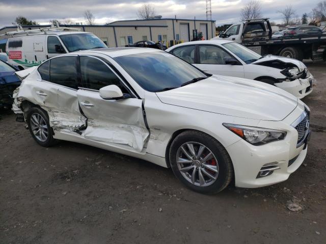 JN1EV7AR6GM345021 - 2016 INFINITI Q50 PREMIUM WHITE photo 4