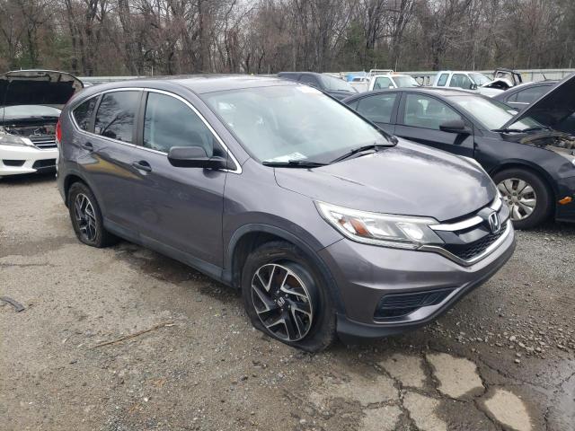 5J6RM3H4XGL024264 - 2016 HONDA CR-V SE GRAY photo 4