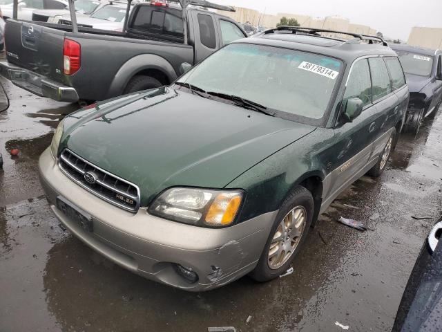 4S3BH806X17666232 - 2001 SUBARU LEGACY OUTBACK H6 3.0 LL BEAN GREEN photo 1