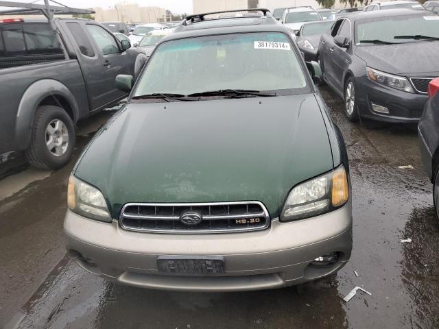 4S3BH806X17666232 - 2001 SUBARU LEGACY OUTBACK H6 3.0 LL BEAN GREEN photo 5