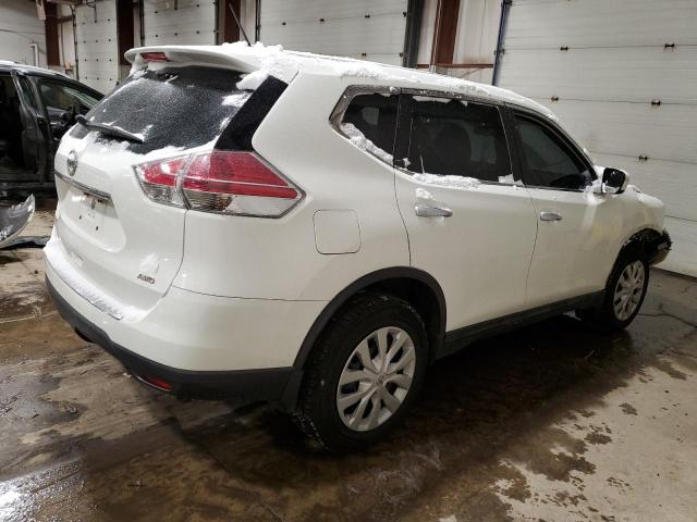 5N1AT2MV9FC850967 - 2015 NISSAN ROGUE S WHITE photo 3