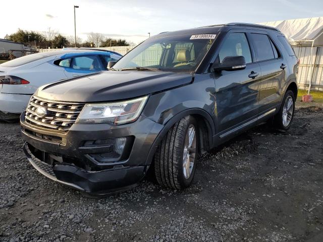 1FM5K7D82GGA42174 - 2016 FORD EXPLORER XLT GRAY photo 1