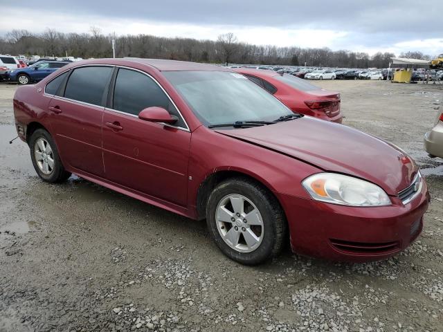 2G1WT57K591114348 - 2009 CHEVROLET IMPALA 1LT MAROON photo 4