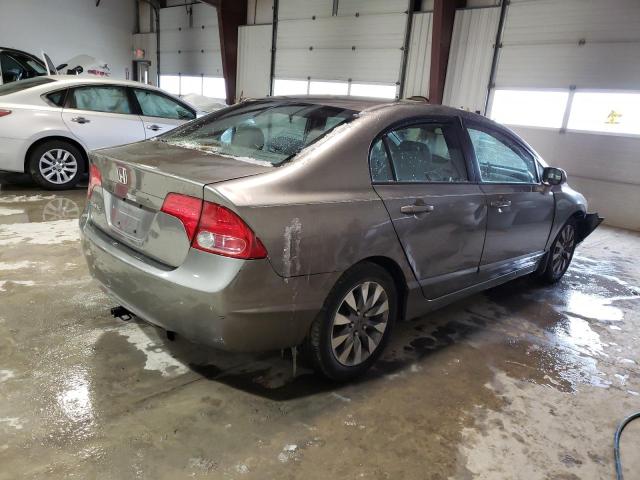 1HGFA165X7L024770 - 2007 HONDA CIVIC LX BROWN photo 3