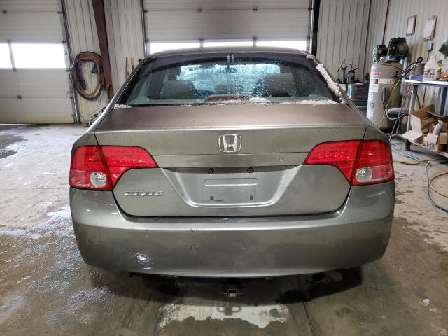 1HGFA165X7L024770 - 2007 HONDA CIVIC LX BROWN photo 6