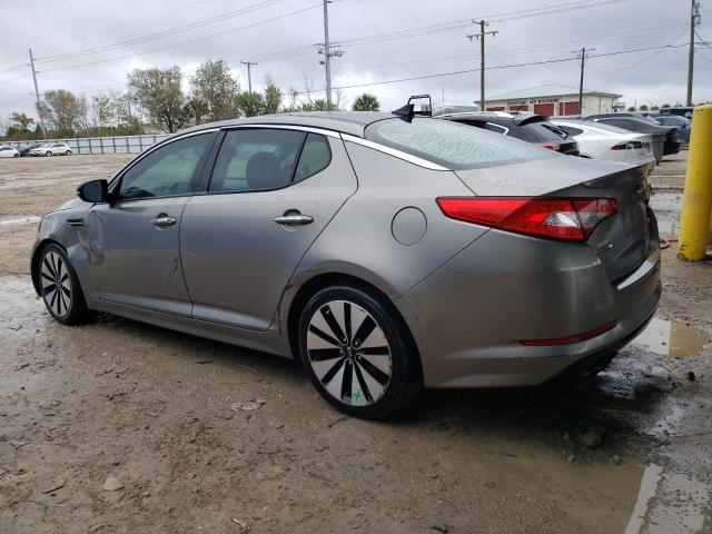 5XXGR4A67CG011109 - 2012 KIA OPTIMA SX GRAY photo 2