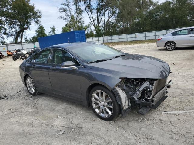 3LN6L2LU0GR629498 - 2016 LINCOLN MKZ HYBRID GRAY photo 4