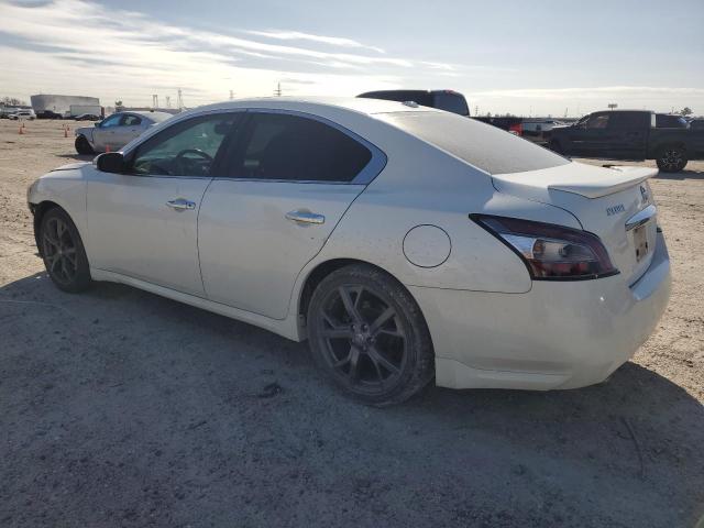 1N4AA5AP8EC905074 - 2014 NISSAN MAXIMA S WHITE photo 2