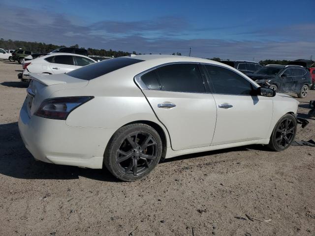 1N4AA5AP8EC905074 - 2014 NISSAN MAXIMA S WHITE photo 3