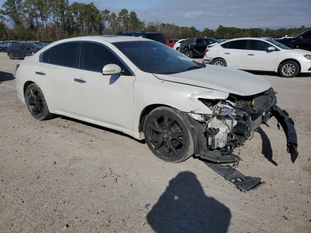 1N4AA5AP8EC905074 - 2014 NISSAN MAXIMA S WHITE photo 4