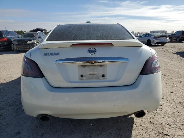 1N4AA5AP8EC905074 - 2014 NISSAN MAXIMA S WHITE photo 6