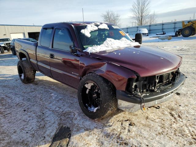 1GCGK29U8XZ142791 - 1999 CHEVROLET SILVERADO K2500 BURGUNDY photo 4