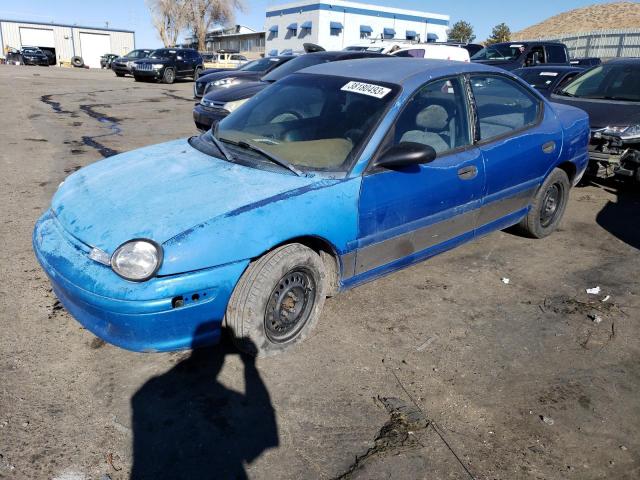 1B3ES47C8WD659549 - 1998 DODGE NEON HIGHLINE BLUE photo 1