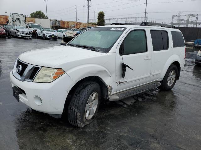 5N1AR18U68C644860 - 2008 NISSAN PATHFINDER S WHITE photo 1