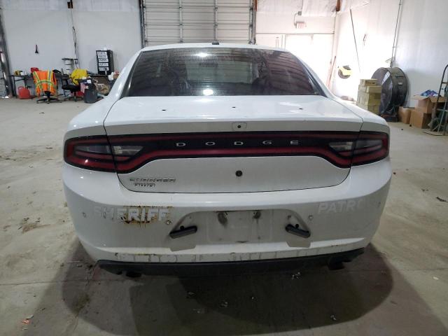 2C3CDXKT8JH301215 - 2018 DODGE CHARGER POLICE WHITE photo 6