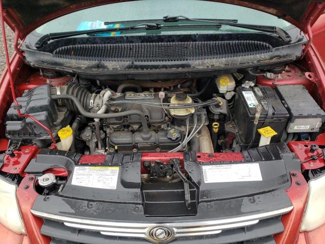 2C4GP54L25R541706 - 2005 CHRYSLER TOWN & COU TOURING მუქწითელი ფოტო 12