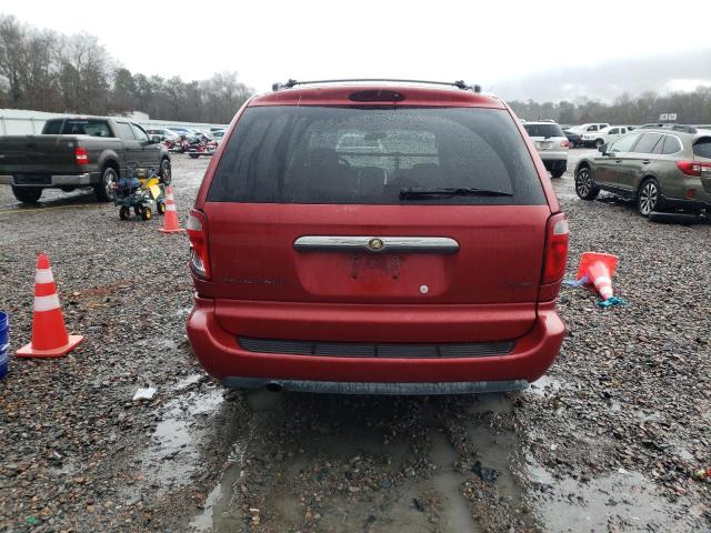 2C4GP54L25R541706 - 2005 CHRYSLER TOWN & COU TOURING მუქწითელი ფოტო 6