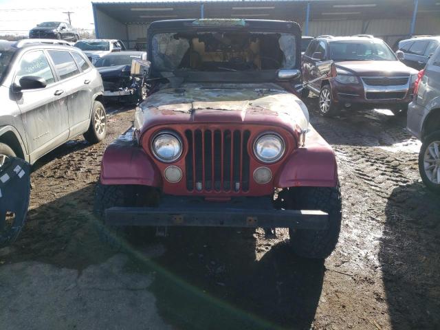 J3F835TH51341 - 1973 JEEP CJ5 MAROON photo 5