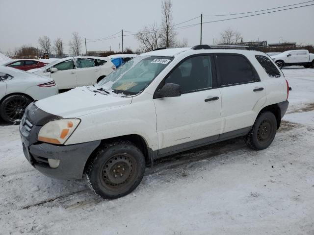 KNDJF723487534429 - 2008 KIA SPORTAGE EX WHITE photo 1