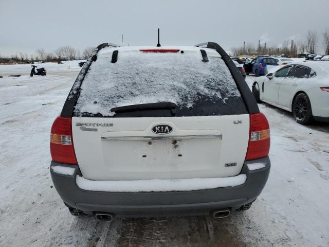 KNDJF723487534429 - 2008 KIA SPORTAGE EX WHITE photo 6