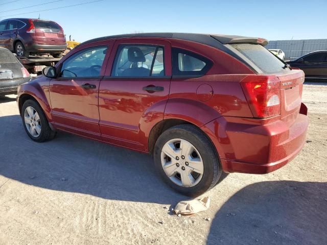 1B3HB48B47D411352 - 2007 DODGE CALIBER SXT RED photo 2