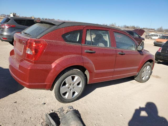 1B3HB48B47D411352 - 2007 DODGE CALIBER SXT RED photo 3