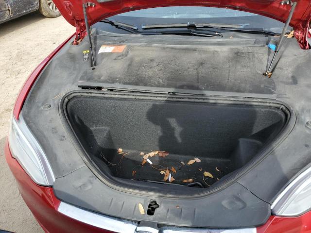 5YJSA1E24HF198603 - 2017 TESLA MODEL S 红色 照片 11