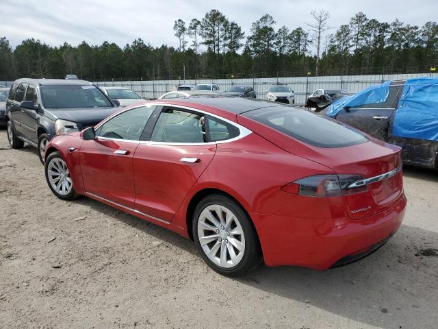 5YJSA1E24HF198603 - 2017 TESLA MODEL S RED photo 2