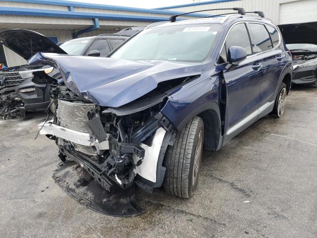 5NMS24AJXNH397595 - 2022 HYUNDAI SANTA FE SEL Կապույտ լուսանկար 1