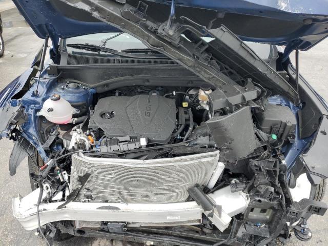 5NMS24AJXNH397595 - 2022 HYUNDAI SANTA FE SEL Կապույտ լուսանկար 12