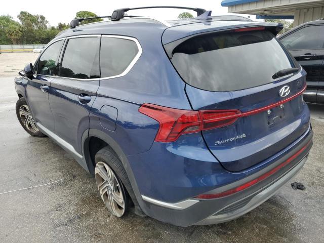 5NMS24AJXNH397595 - 2022 HYUNDAI SANTA FE SEL Կապույտ լուսանկար 2