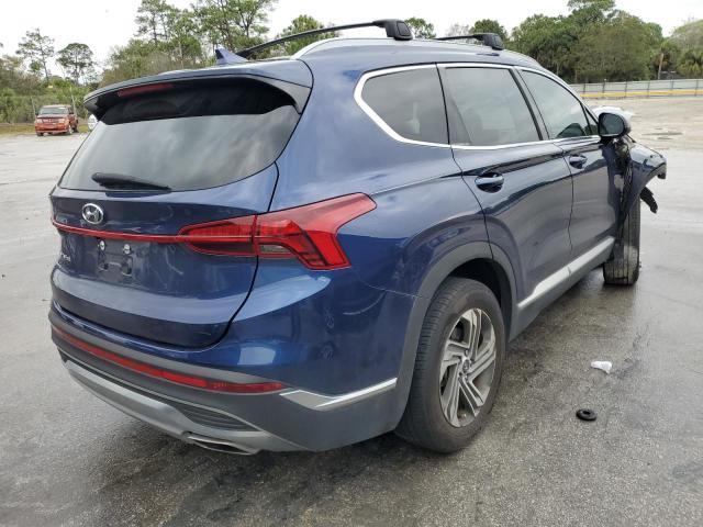 5NMS24AJXNH397595 - 2022 HYUNDAI SANTA FE SEL Կապույտ լուսանկար 3